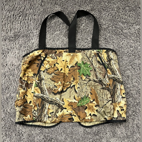 VTG Cabela's Duck Camo Hunting Vest USA Cargo Pockets Detachable Game Pouch XXL - Picture 6 of 9